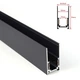 Накладний магнітний трек Lightwell LW-TRACK-SURF-B-1.5m 1.5 м Чорний (304407) - зображення 2