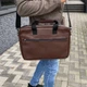 Сумка для ноутбука и документов Diplomat в коричневом цвете. - изображение 3