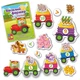 Гра розвиваюча з липучками "Веселий фермер" Vladi Toys (261825) - зображення 2