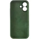 Чохол Silicone Premium case з захистом камери для iPhone 16 Plus Full Camera Protective ( iPhone 16 + ) dark green 3474 - зображення 3