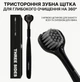 Тристороння зубна щітка для глибокого очищення 360° Toothbrush Soft Deep Clean Black - зображення 1