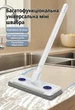 Компактна міні-швабра ручна губка-моп Portable Mini Mop з мікрофіброю для легкого прибирання кухні, вікон та ванної - изображение 1