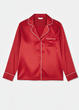 Сатинова пижамна рубашка Boyfriend Primark L для дома и сна Красный (8688) - изображение 5