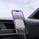 Автотримач Hoco HW17 магнітний з бездротовою зарядкою 15W білий - зображення 2