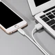 Кабель Hoco X1 2 кабелі USB to Lightning 1m білий - зображення 2