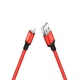 Кабель Hoco X14 USB to Lightning 1m червоний - зображення 1