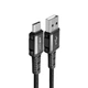 Кабель Acefast C1-04 USB to Type-C 1.2m чорний - зображення 3
