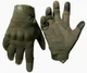 Рукавиці тактичні сенсорні Army green M - зображення 1
