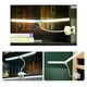 Настільна USB LED лампа гнучка, подвійна з акумулятором та прищіпкою біла - зображення 8