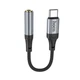 Адаптер переходник Hoco LS36 Type-C to Jack 3.5 (F) черный - изображение 1