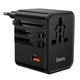 Зарядний пристрій Hoco AC31 USB/2 Type-C PD 25W чорний (AC31) - зображення 5