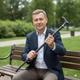 Прочная классическая трость палка из дерева Висамор для ходьбы для пожилых людей или с инвалидностью черно-серебристая (cane_classic) - изображение 5