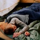 Спальний мішок для туризму Lesko 0021 210*75 см Dark Blue - зображення 4