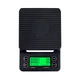 Весы с таймером Choxila MS-K07 Black 3 кг электронные для бариста с резиновым ковриком настольные - изображение 1