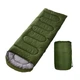Теплый спальный мешок водонепроницаемый Outdoor-Huck -10 °С для туризма 210x75см 2.4 кг LT-7802 Green - изображение 1
