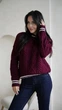 Светр Willow One Size бордовий - зображення 5