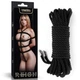 Мотузка для шибарі LoveToy Rebellion Reign Bondage Rope Чорна 10м - изображение 8