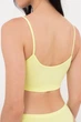 Бесшовный топ на тонких бретелях Giulia CAMI TOP L/XL Yellow-charlock, женский топ из микрофибры - изображение 3