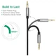 Кабель мультимедийный 3.5mm M to 3.5mm M 1.0m AV119 black Ugreen (10733) - изображение 3