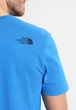 Чоловіча футболка The North Face big logo синього кольору розмір M - зображення 5