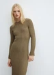 Платье миди вязаное Mango 67074051 XL - изображение 2