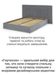 Кровать Гортензия 160×190 см, велюр, без подъемного механизма, светло-серый - изображение 5