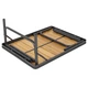 Стіл складаний Bo-Camp Margate 75x55 см, алюмінієвий каркас, до 25 кг, Bamboo Brown (1404666) - изображение 3