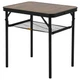 Стіл складаний Bo-Camp Garland 60x45 см, алюмінієвий каркас, до 25 кг, Black/Wood look (1404195) - изображение 7