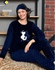 Піжама тепла Fawn з маскою Темно-синя XL (50-52) - зображення 1