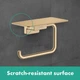 Тримач паперу з полицею HANSGROHE AddStoris , Brushed Bronze (41772140) - изображение 2