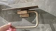 Тримач паперу з полицею HANSGROHE AddStoris , Brushed Bronze (41772140) - изображение 3