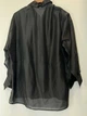 Женская блуза с вышивкой oversize из тенсела RICA MARE MKRM4280 - 46, Чорний - изображение 3