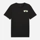 Футболка спортивная для бега длинная мужская Puma Graphics 52844901 L Black-Q1 с принтом (4069162168160) - изображение 4