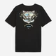 Футболка спортивная для бега длинная мужская Puma Graphics 52844901 L Black-Q1 с принтом (4069162168160) - изображение 5