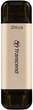 Накопитель 256GB USB 3.2 Type-A + Type-C JetFlash 930 R420/W400MB/s Черный Transcend (2000003213771) - изображение 1