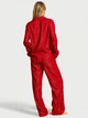 Фланелева піжама (сорочка + штани) Victoria's Secret Flannel Long Pajama Set L Regular Червоний (27178702D) - изображение 2
