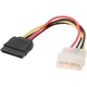 Кабель живлення Molex до SATA, 15 см (CC-SATA-PS-M) Molex F - SATA F, 0.15 м 77319 - изображение 1