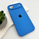 Захисний чохол-накладка Silicone Full Case AA Camera Protect для Apple iPhone 17 Air Surf Blue (FullAAi17A-38) - зображення 3