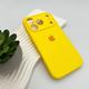 Защитный чехол-накладка Silicone Full Case AA Camera Protect для Apple iPhone 17 Pro Max Sunny Yellow (FullAAi17PM-56) - изображение 3