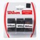 Оберточні стрічки для тенісних ракеток Wilson Pro Soft Overgrip 3 шт. чорні - изображение 1