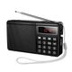 Портативний радіоприймач HOCO HI50 Portable radio AM/FM USB/TF/BT5.3 5W Black - изображение 1