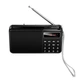 Портативний радіоприймач HOCO HI50 Portable radio AM/FM USB/TF/BT5.3 5W Black - изображение 3