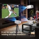 Проєктор Magcubic HY350 Max 8K, Android 14, яскравість 900 ANSI, контрастність 20000:1, автофокус, Wi-Fi 6, Bluetooth, HDMI, USB - зображення 4
