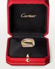 Каблучка Cartier TRINITY RING, CUSHION-SHAPED, CLASSIC MODEL ,біле ,рожеве,жовте золото 18 к - зображення 7