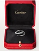 Каблучка Cartier Трініті ,золото,чорна кераміка - изображение 5