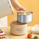 Термо ланч-бокс Kitchen Food на 3 яруса с термосумкой и приборами, 1540 мл, бежевый - изображение 8