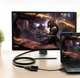 Кабель-переходник HDMI – VGA для передачи видео и аудио сигнала / Активное питание, 1080р / Черный - изображение 5