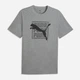 Футболка хлопковая длинная мужская Puma Graphics 69177503 M Medium Gray Heather с принтом (4069161744976) - изображение 5