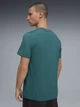Футболка хлопковая длинная мужская Puma Graphics 69177541 M Emerald Ice с принтом (4069161731044) - изображение 2