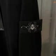 Патч Стон Айленд (Stone Island) Redan Glow + 2 гудзики Чорний - зображення 4